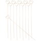thumbnail image 1 of GOOHOCHY 10 soportes metálicos para tarjetas de regalo, para ramos, para manualidades, con metal chapado, pinzas para flores., 1 of 8