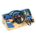 thumbnail image 4 of Melissa & Doug Vroom & Zoom Interactive Wooden Dashboard Steering Wheel Pretend Play Driving Toy - FSC Certified, 4 of 6