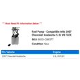 thumbnail image 2 of Fuel Pump - Compatible with 2007 Chevy Avalanche 5.3L V8 FLEX, 2 of 2