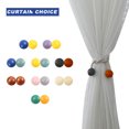 thumbnail image 3 of Drape Tie Backs Magnetic: 2PCS Decorative Drape Weave Holders Drapery Holdbacks, 3 of 10