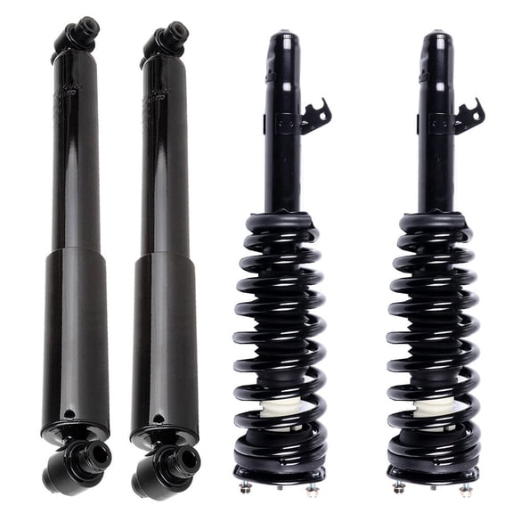 ECCPP Complete Struts Spring Assembly Front and Rear Struts Shock Coil Spring Fit for 06 07 08 09 for Ford Fusion 06 07 08 09 for Mercury Milan - 172261 5784 2PCS