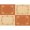 thumbnail image 1 of Ahgly Company Tapis Rectangulaire Lavable en Machine Intérieur Transitionnel Orange Rouge Orange, 2 Pieds x 3 Pieds, 1 of 7