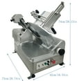 thumbnail image 2 of Automatic Frozen Meat Slicer Commercial Electric Beef Mutton Roll Slicing Machine 110V, 2 of 17