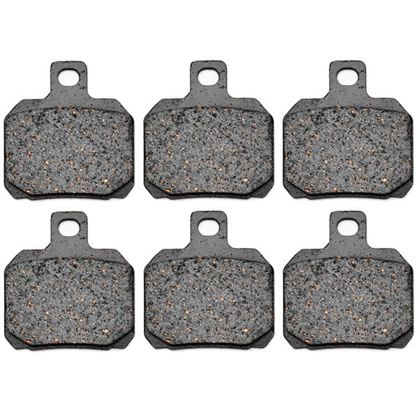 Rear Brake Pads for 1984-1986 Honda VF 500 F Interceptor Non-Metallic Organic NAO Brake Pads Set KMG Front