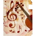 thumbnail image 4 of Coolnut Mailbox Cover Guitar Music Note Piano Post Mail Box Cover Magnetic Mail Wraps Cover Oversize 25.4" L x 20.78" W, 4 of 5