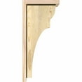 thumbnail image 3 of 8"W x 10"D x 22"H Yorktown Rough Sawn Corbel w/Backplate, Douglas Fir, 3 of 9