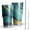 Blue And Gold, variant on 30oz Blue White Gold Marble Pattern Tumblers Stainless Steel Tumbler with Lid and Straw,Vacuum Insulated Double Wall Travel Tumbler Cups Mug with Cleaning Brush for Coffee,Tea