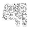 thumbnail image 5 of REDARER Kids Birthday Cake Doodle Print Pajama Set, Long Sleeve Two-Piece Sleepwear with DIY Cartoon Design, Cute & Cozy Pajamas for Girls Boys,2-3 Years, 5 of 7