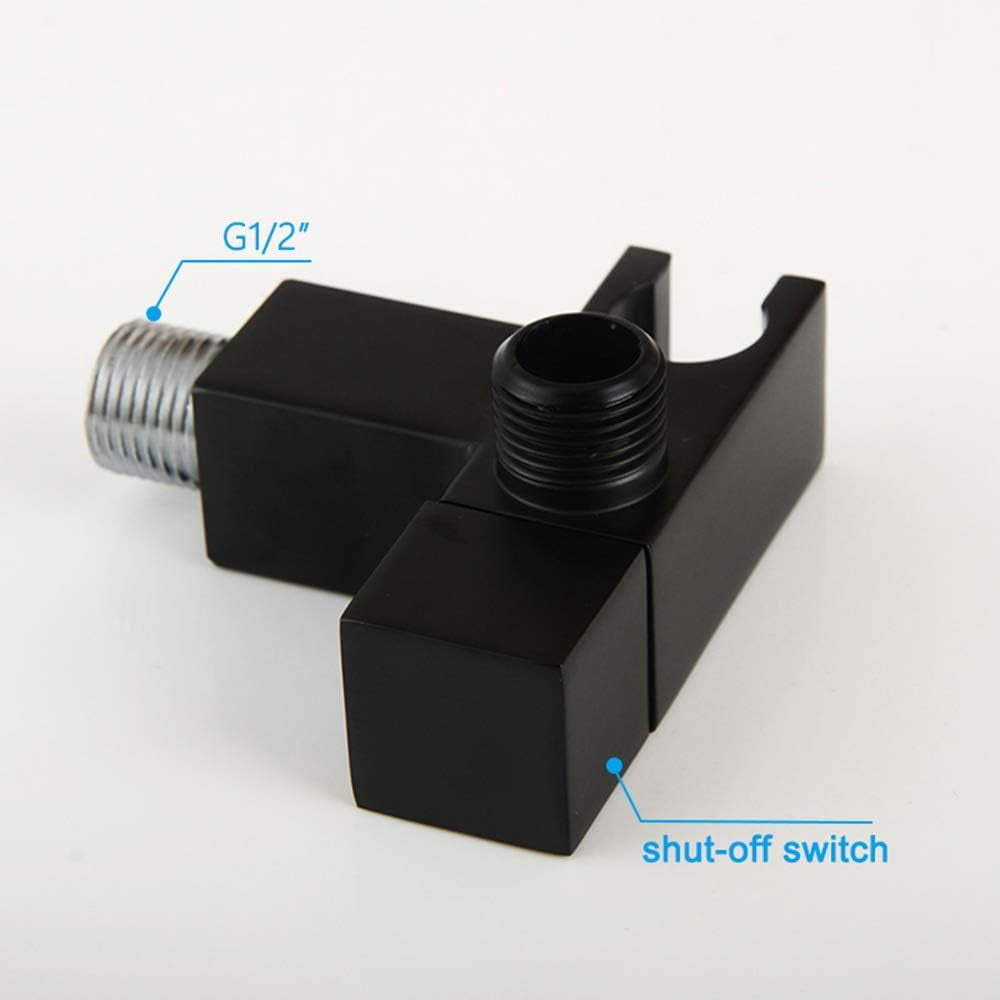Black Bidet Sprayer for Toilet Brass Cloth Diaper Washer Set Wall Mounted Single Handle Hand Held Bidet Spray Kit with Cold Water, Anti Leaking Hose for for Toilets,PVC Hose