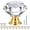 Clear-Gold, variant on Crystal Cabinet Knobs 30 Pack, 1-3/16 inch Drawer Knobs for Dresser with Two Screws, Diamond Glass Pulls Handles Home Upgrade Spring Renovation (30mm, 30Pack, Clear-Silver)
