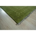 thumbnail image 5 of EORC Green Handmade Wool Transitional  Rug, 5' x 8', 5 of 7