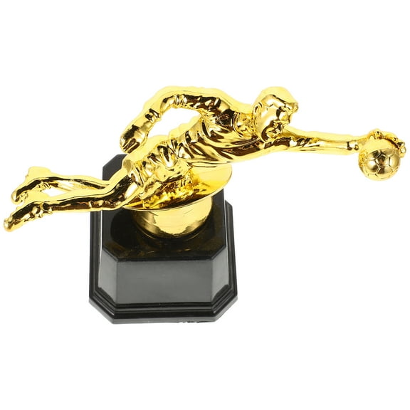 FRCOLOR Mini Trophies Kids Small Plastic Trophies Gold Award Cup School Rewards Sport Winning Prize For Boy Girl Football Soccer Baseball Party Favor Prop