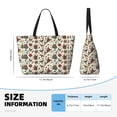 thumbnail image 4 of Fotbe Insects A Bolsa de Viaje para Playa - Resistente al Agua, Bolsa Tote de Gran Capacidad y Ligera con 7 Bolsillos para Mujeres y Hombres, 4 of 7