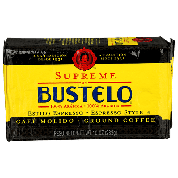 (Pack of 12) Cafe Bustelo Supreme Coffee Brick 10 oz
