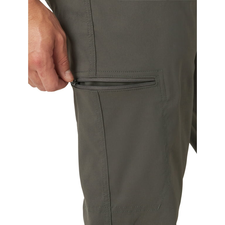 Wrangler Men's and Big Men's Outdoor Stretch Zip Cargo Pant 