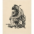 thumbnail image 3 of Arnold Peter Weisz-Kubínčan 12x14 Black Modern Framed Museum Art Print Titled - Seated Man (Tired) (1943-1944), 3 of 5