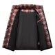 thumbnail image 4 of Ceisia Men's Stand Collar Warm Sports Zipper Jacket Casual Windproof Quilted Outerwear Gift, 4 of 8