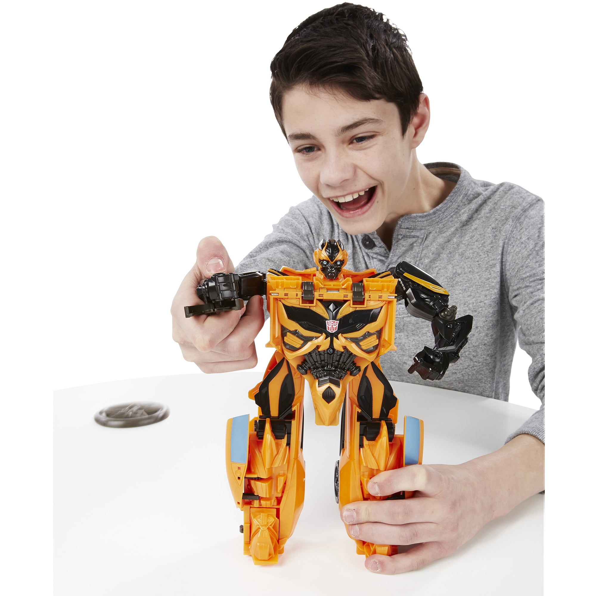 Transformers Age of Extinction Mega 1Step Bumblebee Figure Walmart