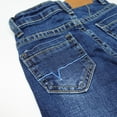 thumbnail image 3 of KIDSCOOL SPACE Baby Little Boys Girls Jeans,Ripped Strechy Denim Soft Slim Pants,12-18 Months, 3 of 5