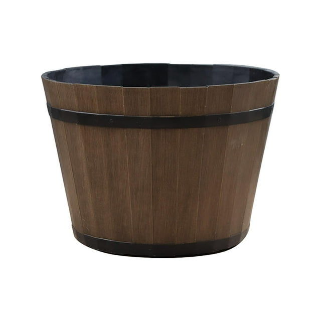jinwen Flower Pot Artwork Ornament Plant Containers for Living Room Tabletop Indoor 10 Inch