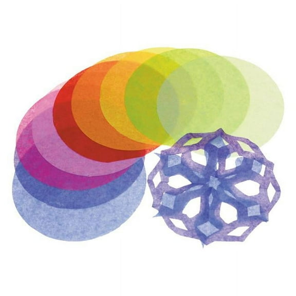 Roylco® Tissue Circles, 4", 480 per pack, Set of 3 packs