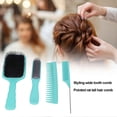 thumbnail image 3 of Set de cepillo para el cabello con paleta desenredante y peine para todo tipo de cabello, kit de peinado para cabello rizado y grueso., 3 of 5