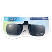 Polar Optical Optics Unisex FlipUps REC54 ClipOns Sunglasses Black