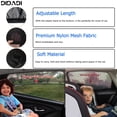 thumbnail image 4 of DIDADI Rear Side Car Window Covers, Car Sun Shades with Heat & UV Protection, Folding Double-Layer Nylon Mesh car window shades, Fit for Most of Cars  (Pack of 2), 4 of 6