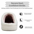 thumbnail image 5 of BERANMEY Cute Smile Face Slippers for Women Perfect Soft Plush Comfy Warm Slip-On Happy Face Slippers fo Women Indoor fluffy Smile House Slippers for Women and Men Non-slip Fuzzy Flat Slides, 5 of 9