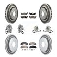 thumbnail image 1 of Transit Auto Front Rear Hub Bearings Assembly Coated Disc Brake Rotors and Ceramic Pads Kit (10Pc) for Car 2010 Ford Expedition Lincoln Navigator 4WD - Left Right Side (Driver Passenger) KBB-126216, 1 of 11