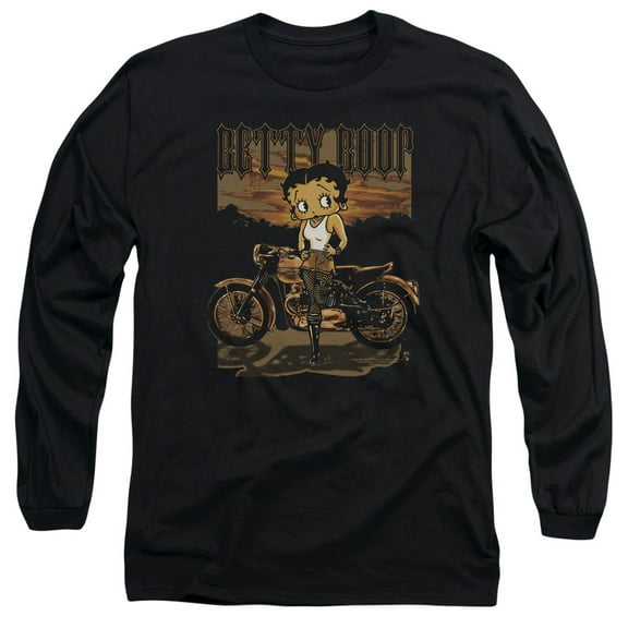 Betty Boop - Rebel Rider - Long Sleeve Shirt - Small