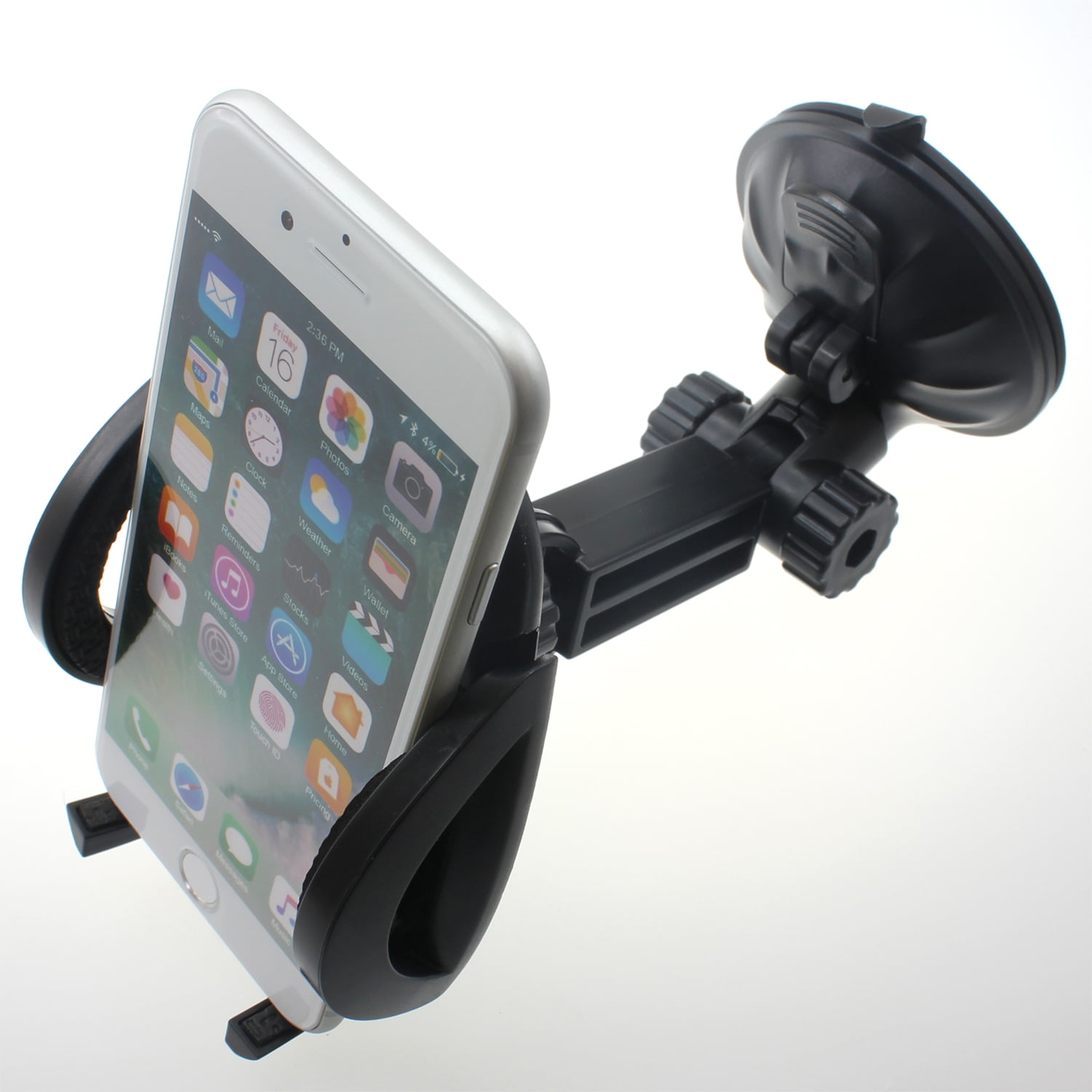 Dash Car Mount for Motorola Edge (2021) Phone - Windshield Holder Cradle Rotating Dock K3W Compatible With Motorola Edge (2021) Model
