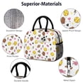 thumbnail image 4 of Womens Colorful Softball and Fashion Icons Pattern Lunch Box for Work,Insulated Lunch Bag for Women,Loncheras Para Mujer,Leakproof Adult Lunch Bag for Work,Beach,Travel,Picnic,Camping, 4 of 7