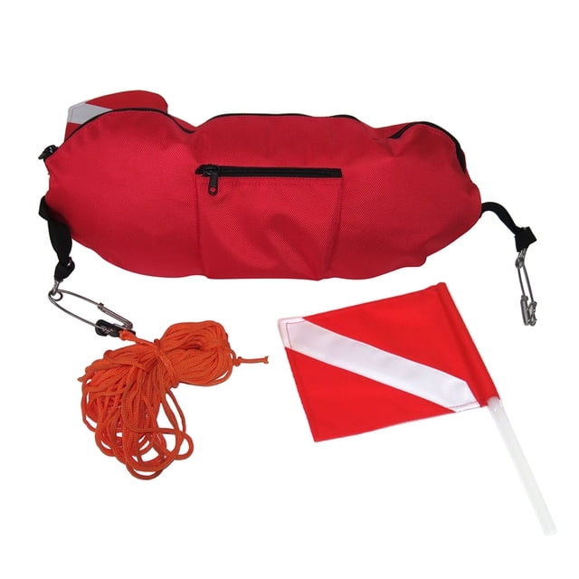 Flotador Infble De Señal De De Del Buceo De Superficie De Del De Pesca Sunnimix Boya inflable de buceo