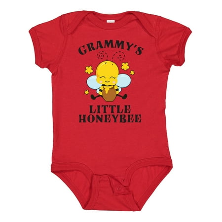 

Inktastic Cute Bee Grammy s Little Honeybee with Stars Gift Baby Boy or Baby Girl Bodysuit
