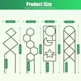 thumbnail image 6 of Mdesiwst Plant Support Reusable Flower Shaping Ivy Support No Deformation Stainless Plant Climbing Anti-slip Plant Climbing Sturdy Plant Plant Support Stakes Gardening Supplies, 6 of 8