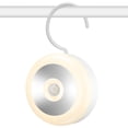 thumbnail image 2 of Luz nocturna LED, luz de pared inalámbrica recargable con sensor de movimiento, kit de luz nocturna magnética con gancho integrado, ideal para baño, pasillo, dormitorio, garaje y sótano (2 unidades), 2 of 5