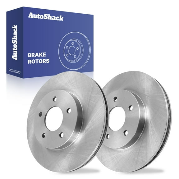 AutoShack Front Vented Brake Rotors 2-PC Set Replacement for 2002-2007 Saturn Vue 2005-2006 Chevrolet Equinox 2006 Pontiac Torrent 11.65" (296 mm)