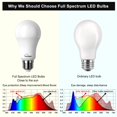 thumbnail image 2 of Bombilla LED McDen Full Spectrum A19 13 W 5000 K 100 W Equiv, 2 of 7