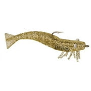 D.O.A. FSH-3-9P-313 Shrimp Spare Parts Gold Glitter 3" Soft Plastic Fishing Lure