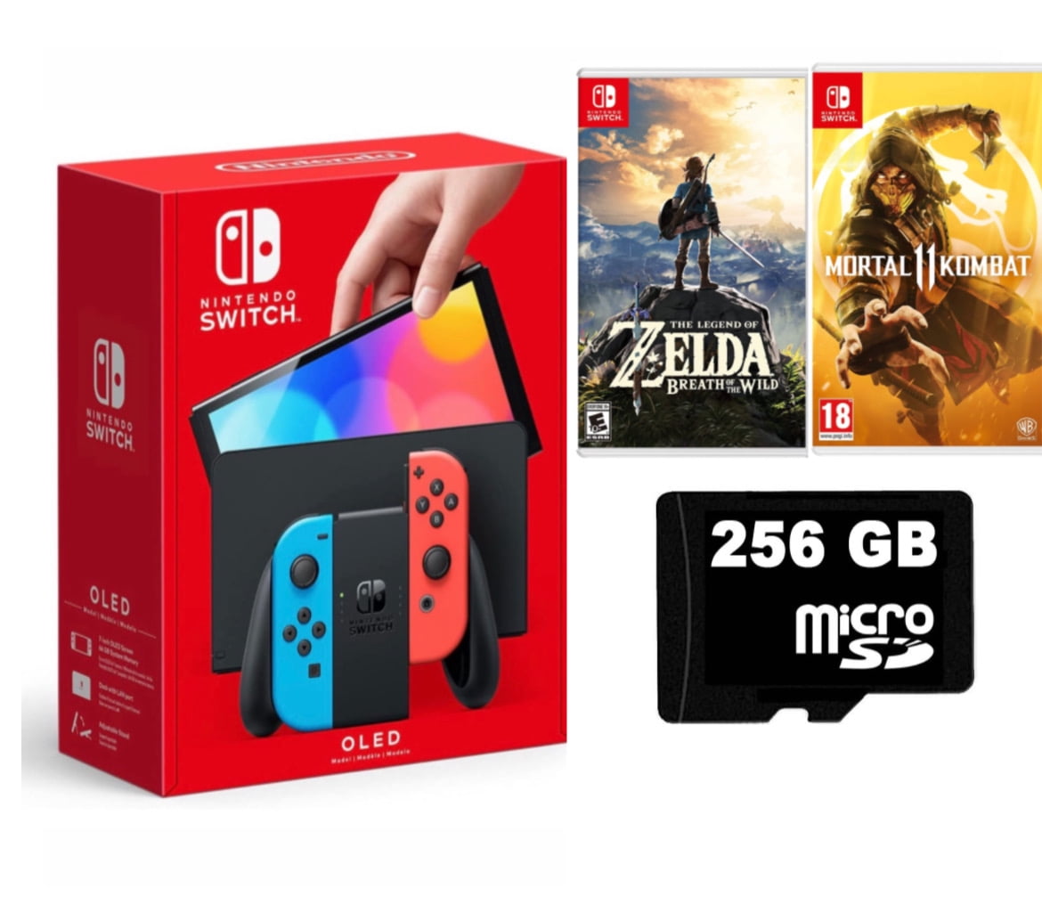 Buy 2022 New Nintendo Switch OLED Model Neon Red & Blue JoyCon 64GB