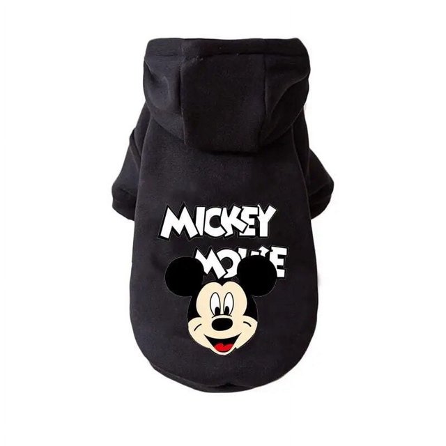 Disney Winter Pet Dog Clothes Cute Mickey Minnie dogs hoodies ShopWise Round