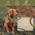 thumbnail image 5 of Auroth Arnés táctico antitirones para perros Arnés ajustable y transpirable para mascotas Arnés para perros medianos y grandes Arnés reflectante para perros Materiales militares Tamaño L De, 5 of 5
