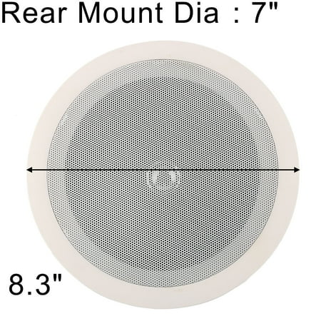 Home Theater 2 Way Peak 3w Surround Sound Audio In Wall Ceiling Speakers 21cm