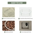 thumbnail image 5 of VENTOPYR Outdoor 40.5 inch Round Grey Propane Fire Pit Coffee Table w Wind Guard (Tank Outside), 5 of 7