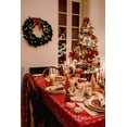 thumbnail image 6 of Christmas Tablecloth, Christmas Table Cloth Winter Snowflake Xmas Holiday Rectangular Tablecloth For Christmas Decor, Waterproof Wrinkle Free Red Christmas Tablecloth For Rectangle Tables 60 X 102, 6 of 6