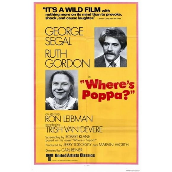 Posterazzi MOV205148 Wheres Poppa Movie Poster - 11 x 17 in.