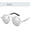 Sliver white, variant on Round Sunglasses for Men Women with UV400 Protection Anti-Reflective Mirror Lenses Metal Frame Outdoor Eyewear Trendy
