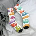 thumbnail image 5 of Vsdgher Doodle Cars Crew Socks for Men & Women, Breathable Casual Athletic Ankle Socks, 5 of 6