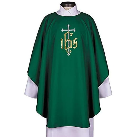 IHS Chasuble Green